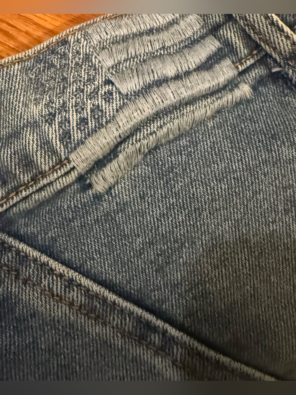 Revice Denim Size 26 Y2K Low Rise Flare Jeans Light Wash Seamed 2000s Retro - Picture 5 of 6